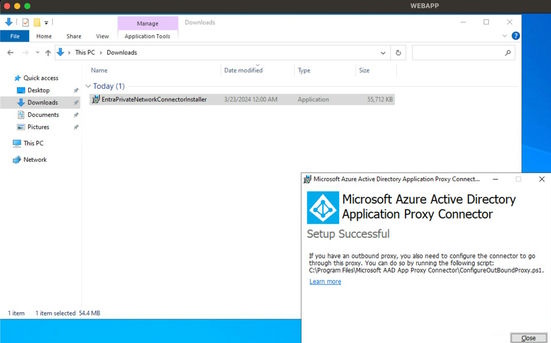 Private Network connector